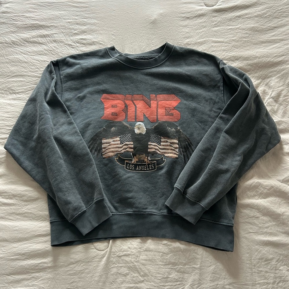 ANINE BING VINTAGE EAGLE SWEATSHIRT